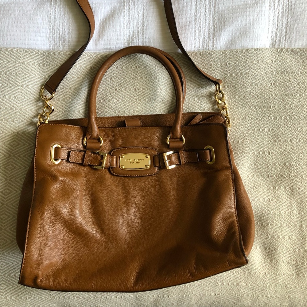 Michael Kors Purse Camel Gold Chain